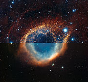 Zooming into the Helix Nebula