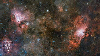 The VST captures three spectacular nebulae in one image